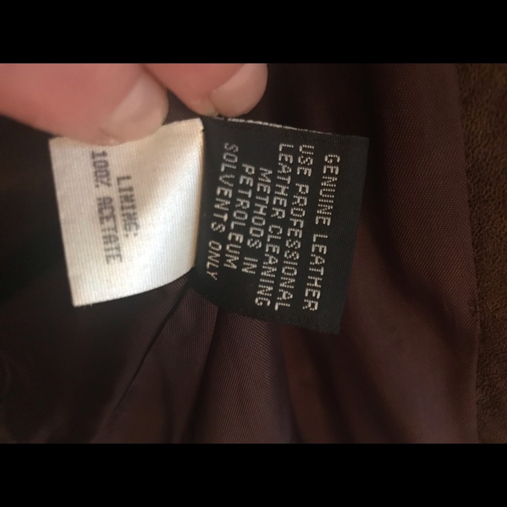 Leather bomber jacket from Barney’s NY - Picture 4 of 5